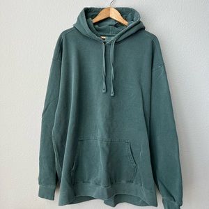 Teal Oversized Hoodie